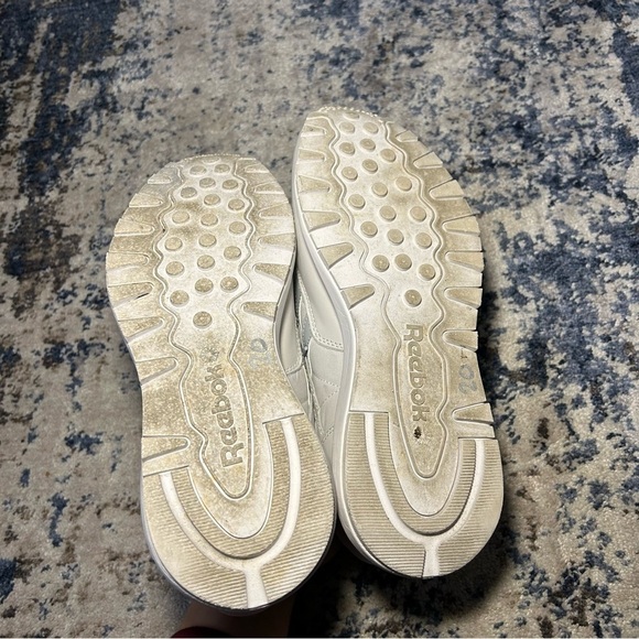 Reebok White Classic Leather SP Lace-Up Sneakers Size 10.5 - Picture 9 of 10